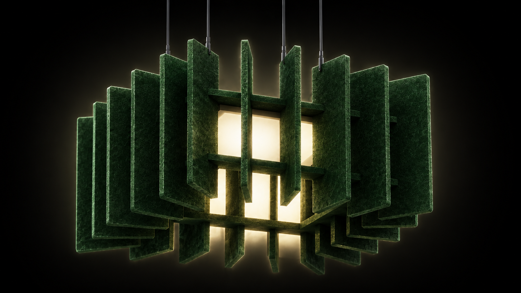 Illuminated Acoustic Ceiling Rafts