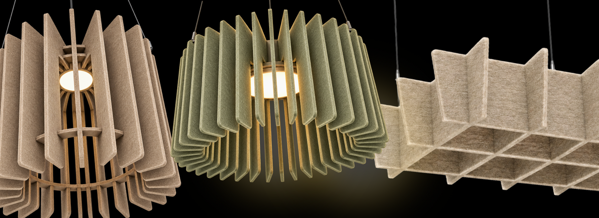 Acoustic Felt Ceiling Rafts 