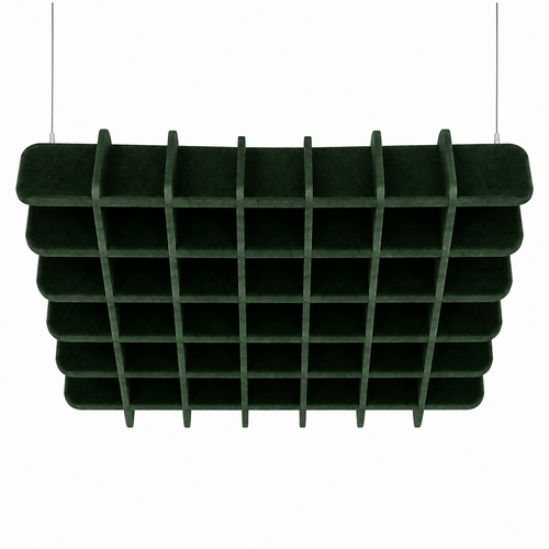 Extra Large Acoustic Ceiling Raft Green