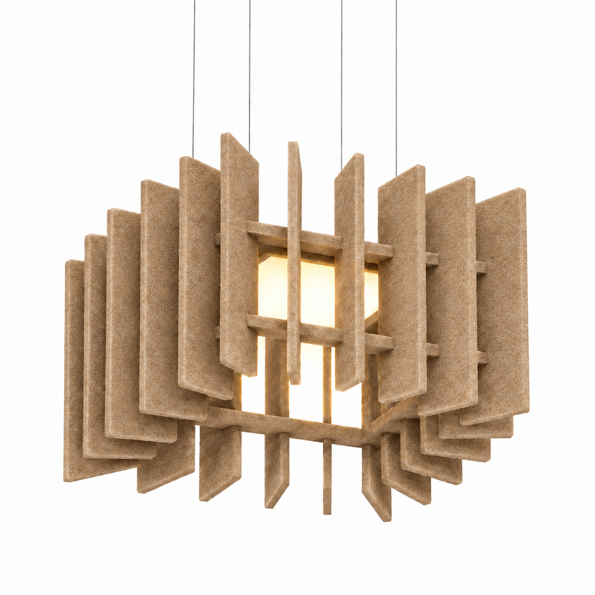Geometric Acoustic Ceiling Shade