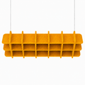 Linear Acoustic Ceiling Raft citrus colour