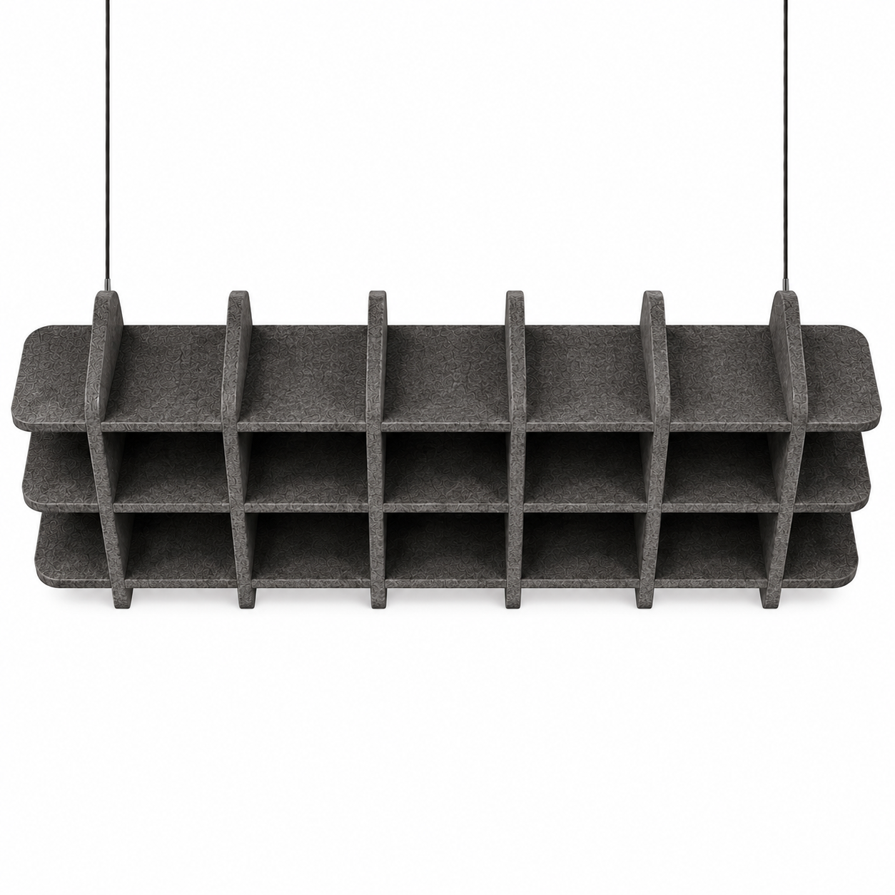 Linear Acoustic Ceiling Raft Blackish Grey