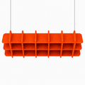Linear Acoustic Ceiling Raft Orange