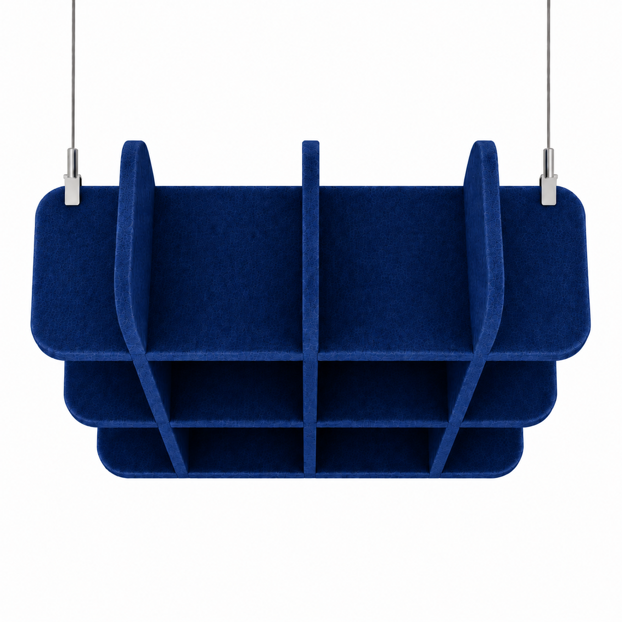 Square Acoustic Ceiling Panel Blue