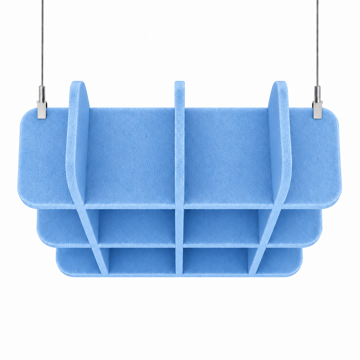Square Acoustic Ceiling Panel Blue