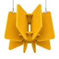 Star Acoustic Ceiling Panel yellow